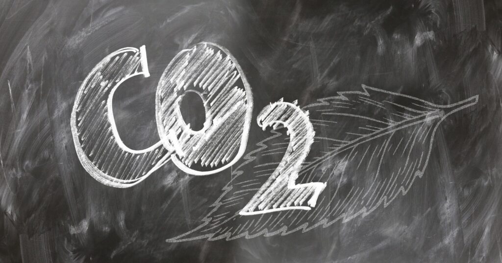 L'émission de CO2 est l'impact mesuré par la construction neuve de bâtiments.